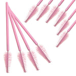 Pear Shaped Pink Lash Brushes (25)