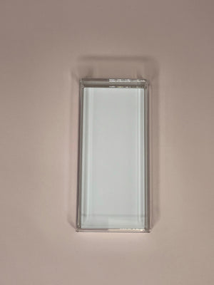 Single Matte White Lash Tile with Clear Cover